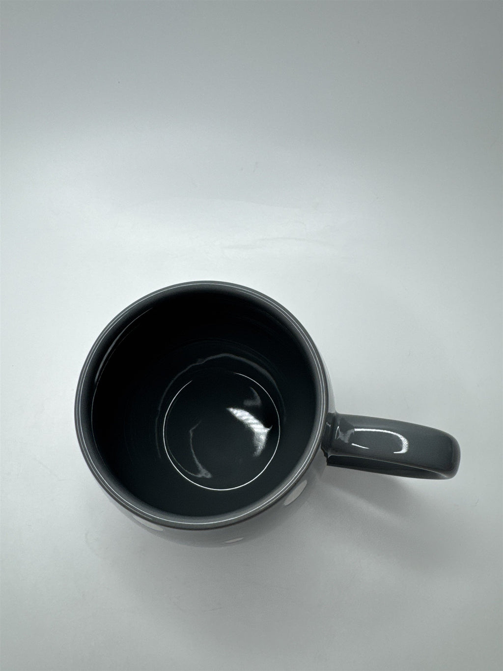 Tara Temptations 14oz Gray and White Polka Dot Oven/Dishwasher/Microwave-Sfe Mug