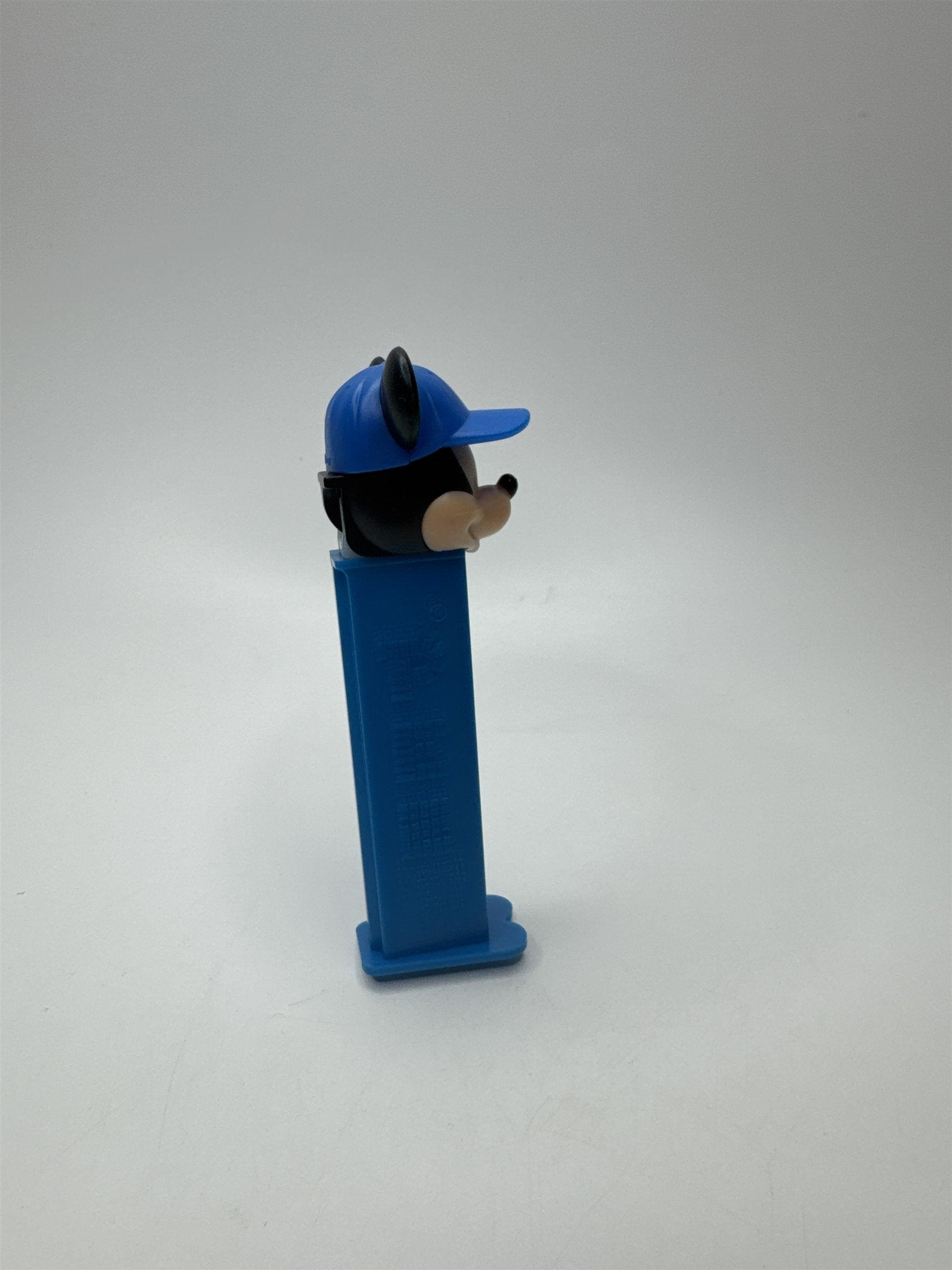 Mickey Mouse Disney Blue Pez Dispenser With Blue Baseball Hat Cap