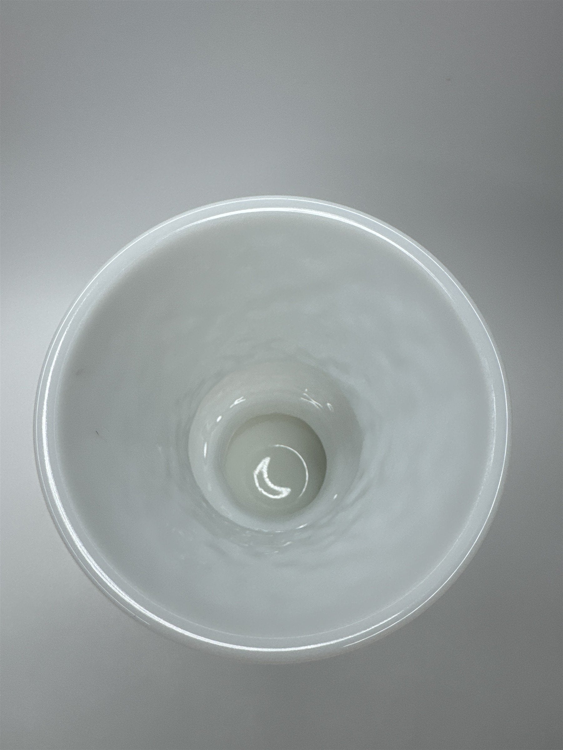 Vintage Napco Milk Glass Textured Floral Vase Home Decor Table Vase