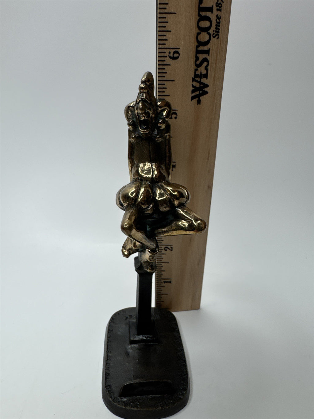 1995 Las Vegas Royal Order of Jester Bronze Figural Card Holder by Weatherbee
