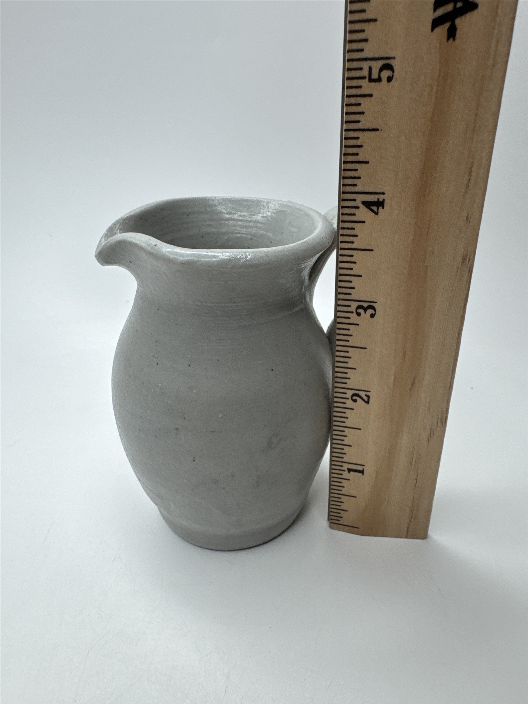 Vintage Williamsburg VA Pottery 4" Bud Vase Pitcher Creamer Miniature