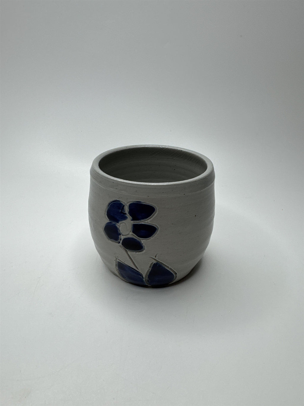 Williamsburg Pottery Miniatures Crock Votive Candle Vanilla Floral 3" Tall