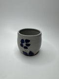 Williamsburg Pottery Miniatures Crock Votive Candle Vanilla Floral 3" Tall