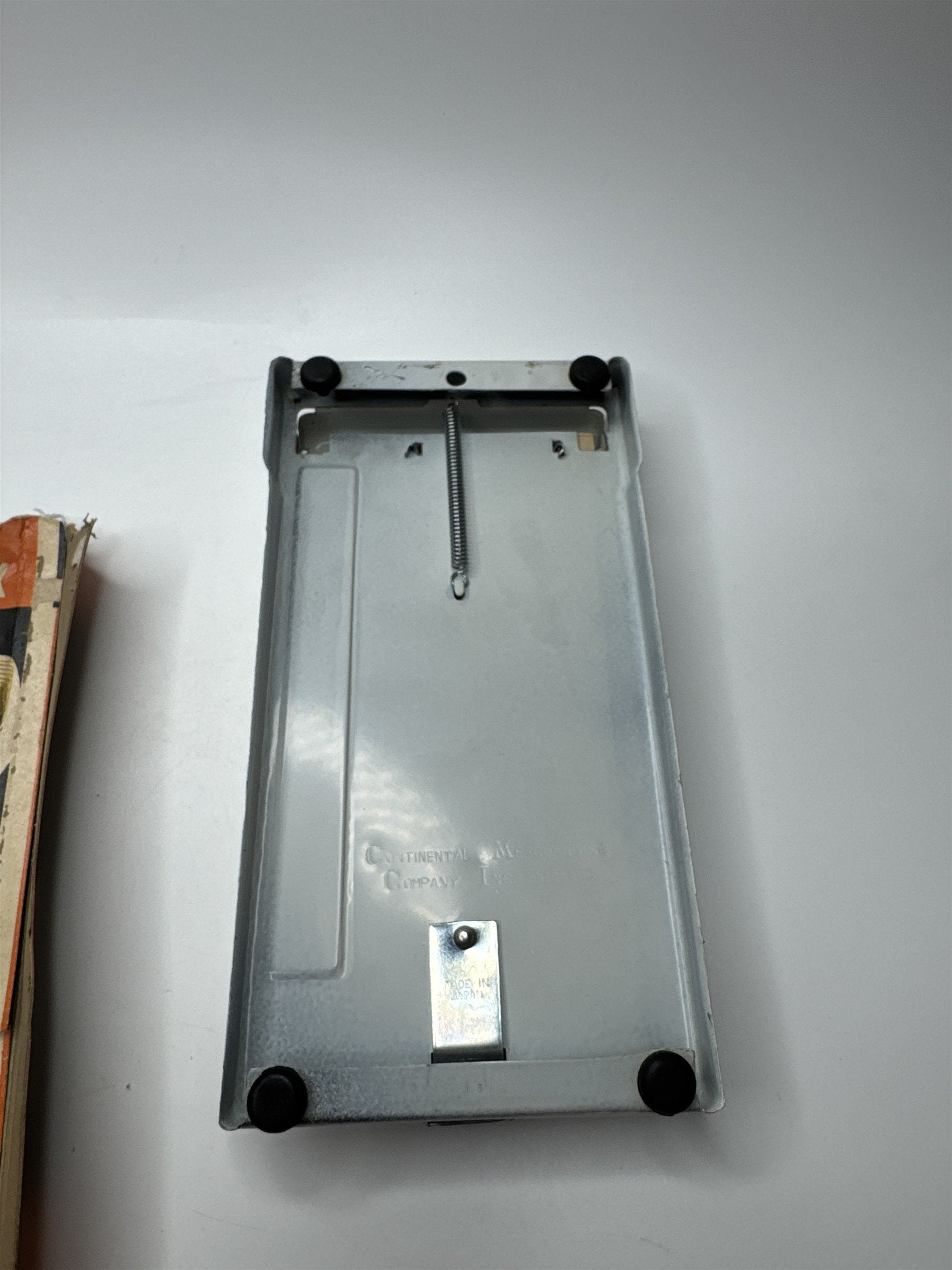 Vintage Desk Office Continental Co Metal Telephone Index List Finder Unused NOS