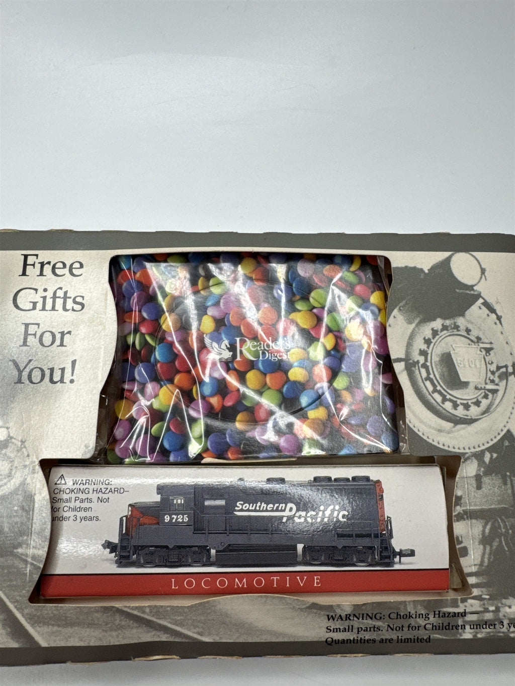 Readers Digest Promotion Southern Pacific #9725 LOCOMOTIVE /w Original Packaging
