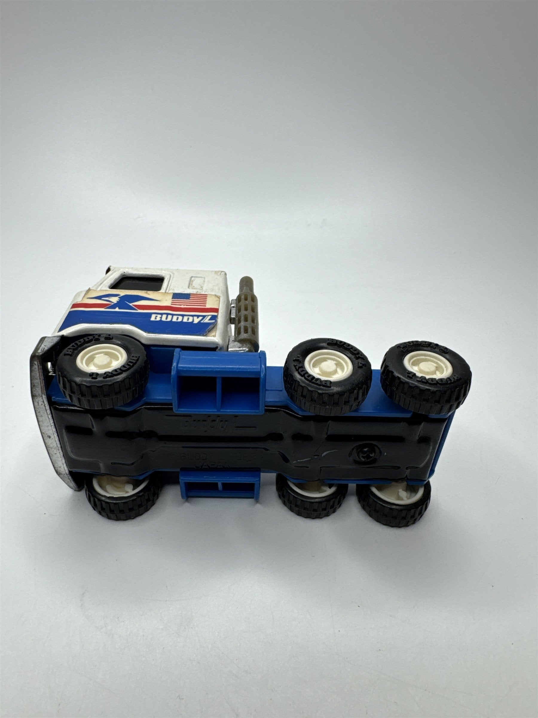 Buddy L USA Flag Shuttle Truck Vintage 1980s Cab Only Freight Truck Cab Toy