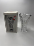 Vintage Anna Hutte Bleikristall Manhattan Lead Crystal 8" Table Vase