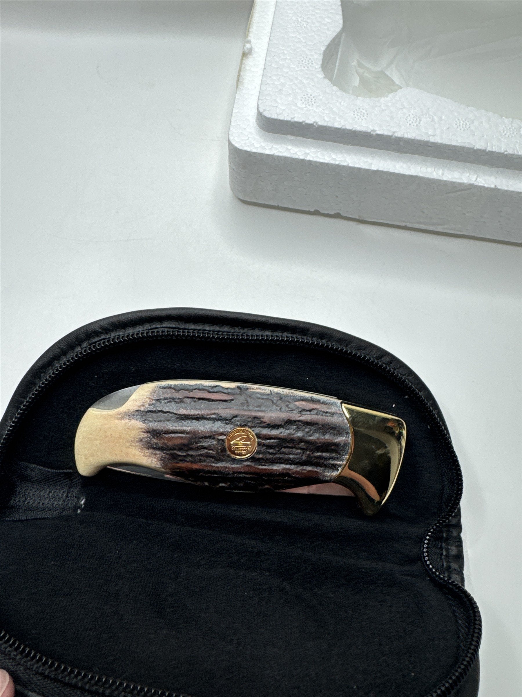 Vintage Franklin Mint Outdoorsman Deer Buck Collector Knife
