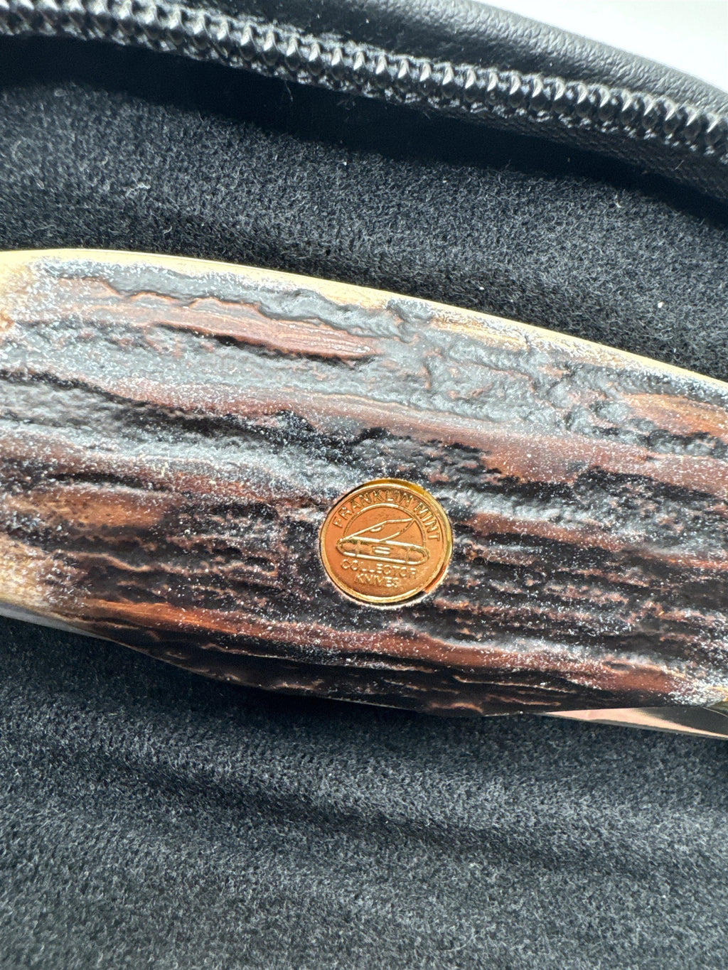 Vintage Franklin Mint Outdoorsman Deer Buck Collector Knife