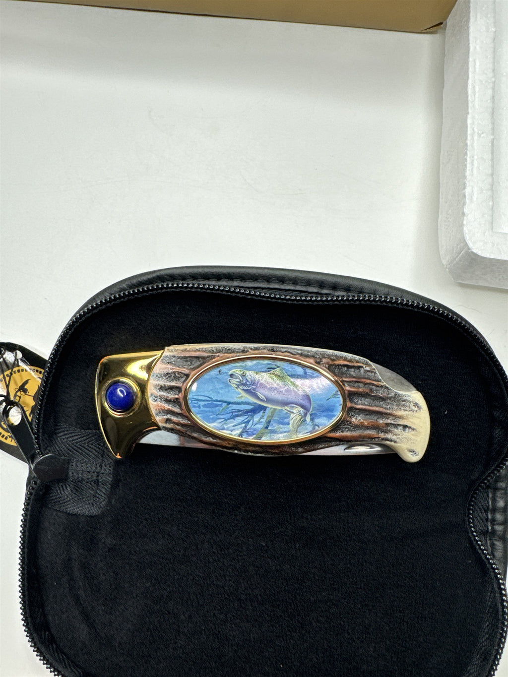 Vintage Franklin Mint Outdoorsman Bass Fish Collector Knife