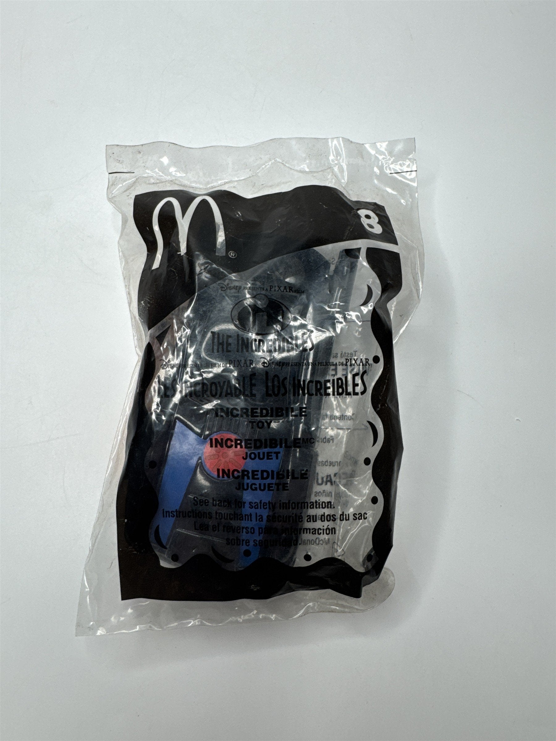 2004 McDonalds Happy Meal Promo Toy Disney The Incredibles Incredible Toy Car