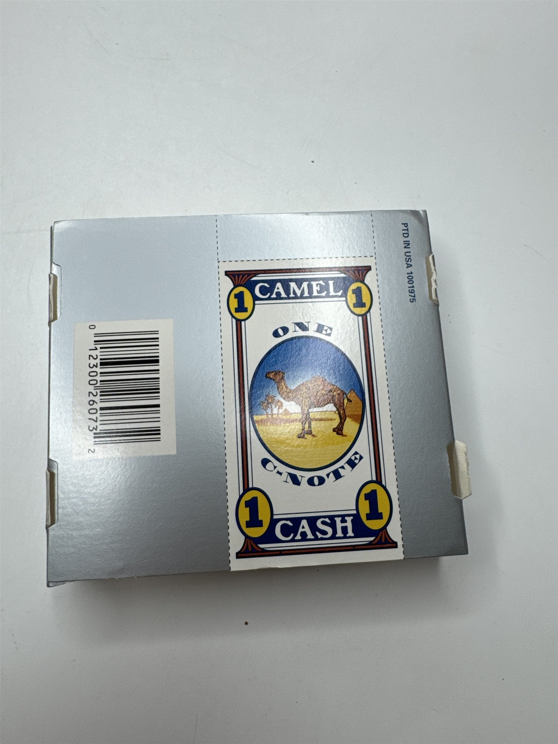 Vintage 1998 Camel Lights /w 1 Camel Cash C-Note Empty Cigarette Container Tin