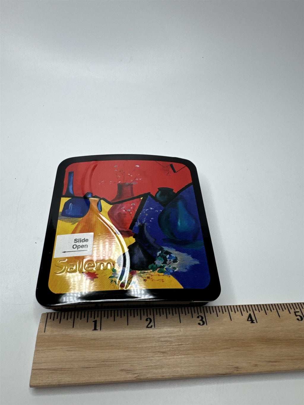 Vintage Salem Broken Images by Tracy Stevens MD Sliding Cigarette Empty Tin