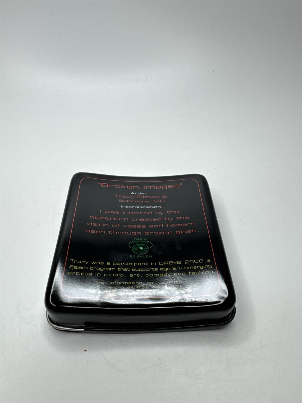 Vintage Salem Broken Images by Tracy Stevens MD Sliding Cigarette Empty Tin