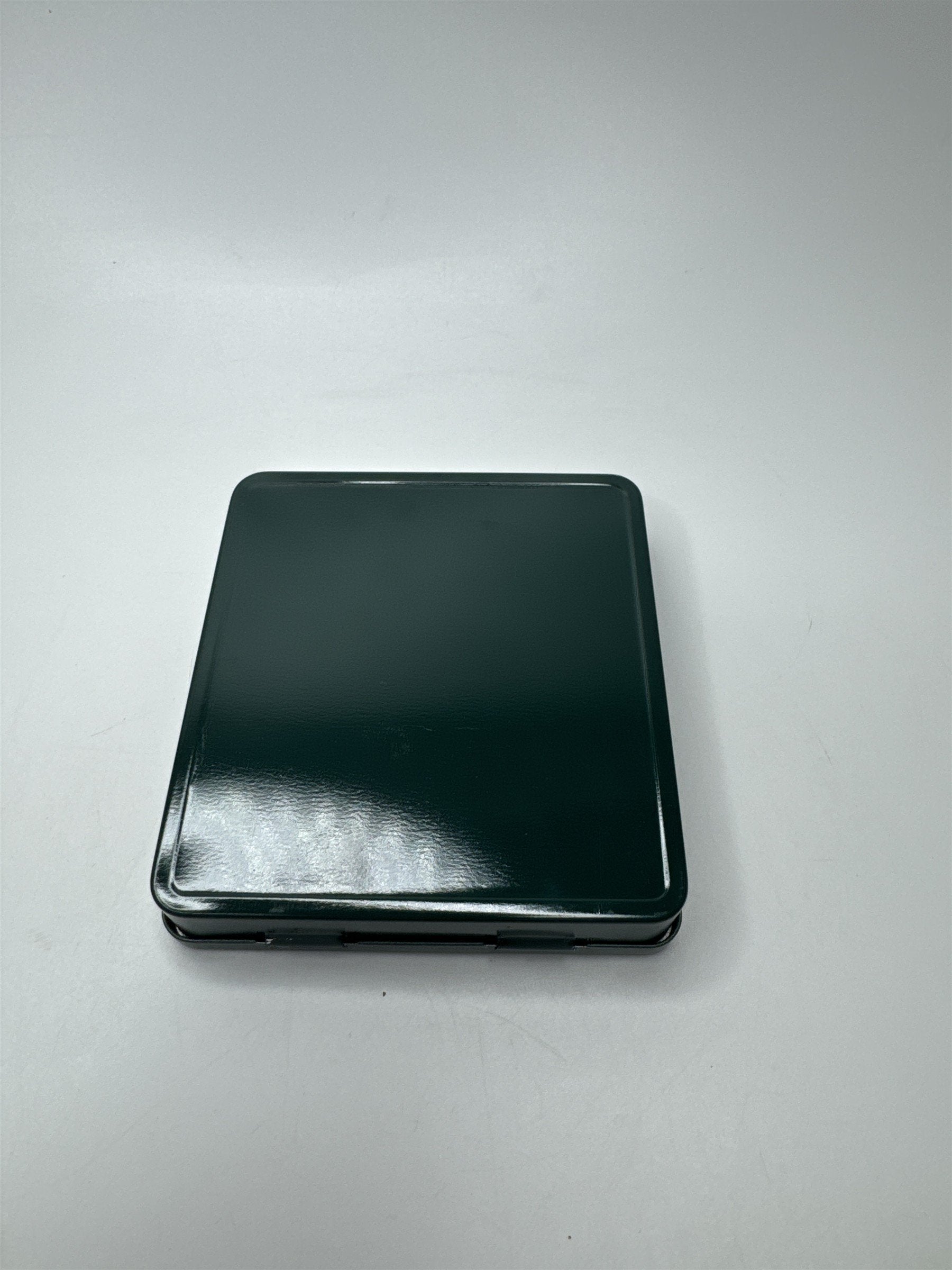 Vintage Camel Turkish Jade Flip Top Empty Cigarette Tin Container Nostalgic