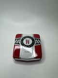 Vtg Winston Racing Nation Racecar Hood Flip Top Empty Cigarette Container Tin