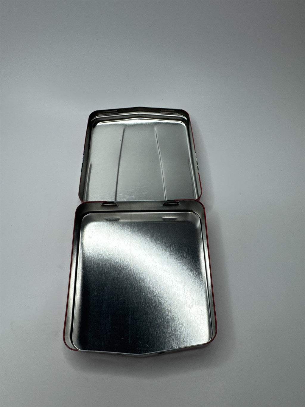 Vtg Winston Racing Nation Racecar Hood Flip Top Empty Cigarette Container Tin