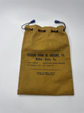 Vintage Citizens Bank of Parsons PA Wilkes-Barre PA Mustard Yellow Money Bag