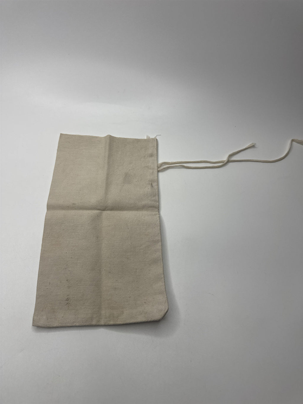 Vintage The Connecticut National Bank White String Money Bag