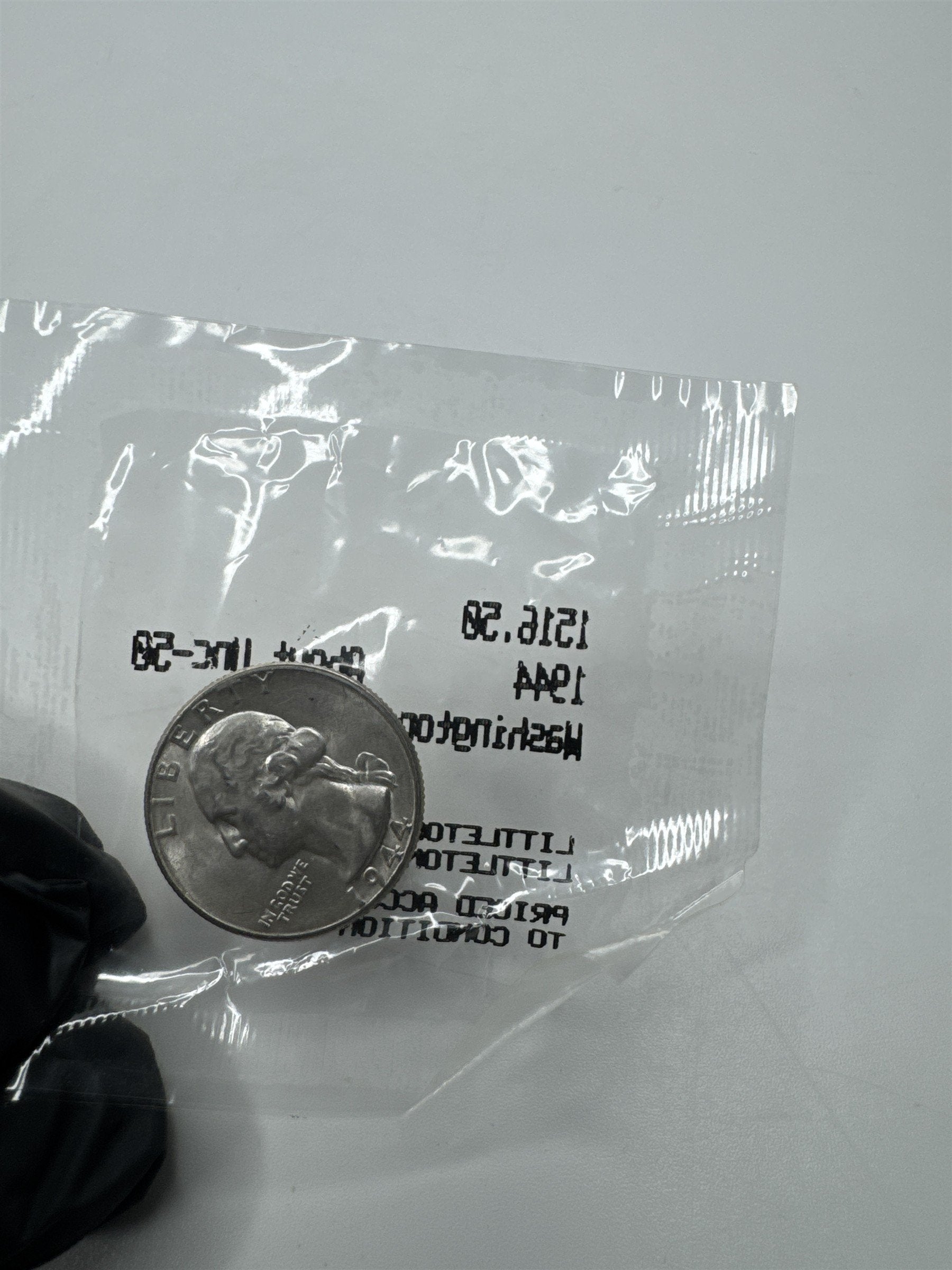 1944 Washing Quarter About UNC-50 Uncirculated Scarce Coin ~ Littleton Coin Co