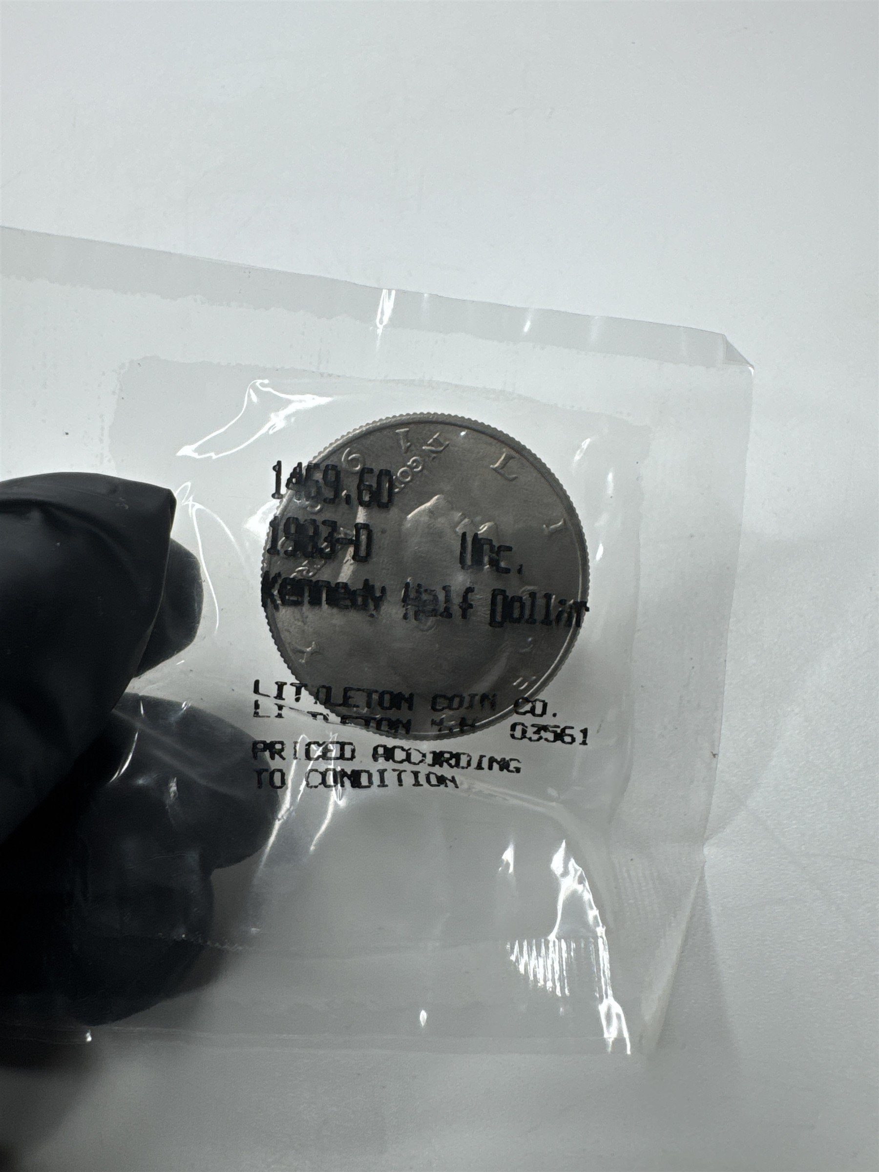 1983-D UNC Kennedy Half Dollar Uncirculated Scarce Coin ~ Littleton Coin Co