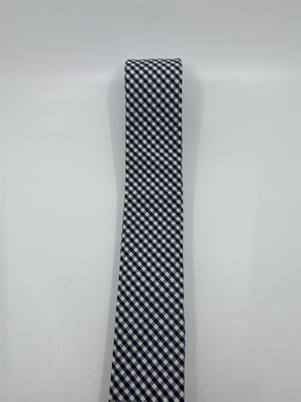 Blue And White Plaid Jack Sartori New York Slim Men's Neck Tie