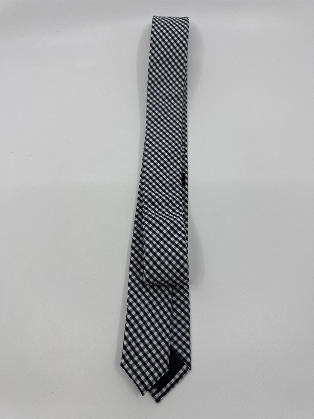 Blue And White Plaid Jack Sartori New York Slim Men's Neck Tie