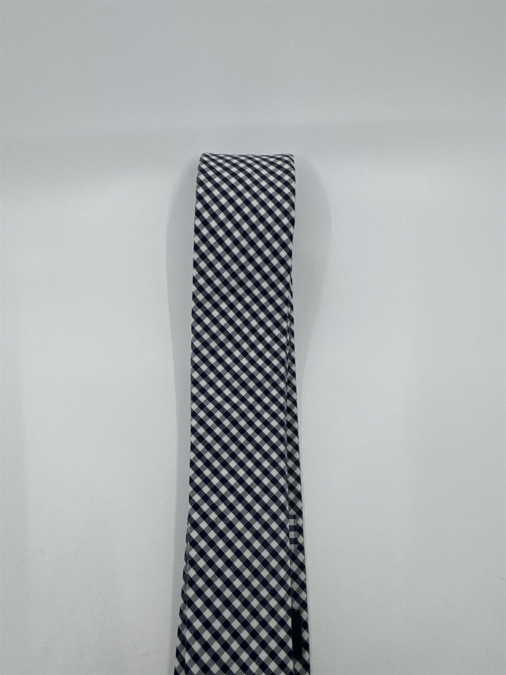 Blue And White Plaid Jack Sartori New York Slim Men's Neck Tie