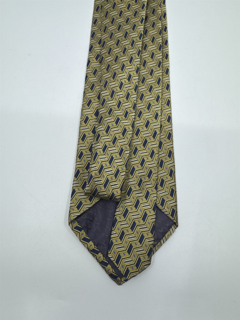 Gold And Blue Studio Fumagalli's Men's Neck Tie 100 Percent Silk