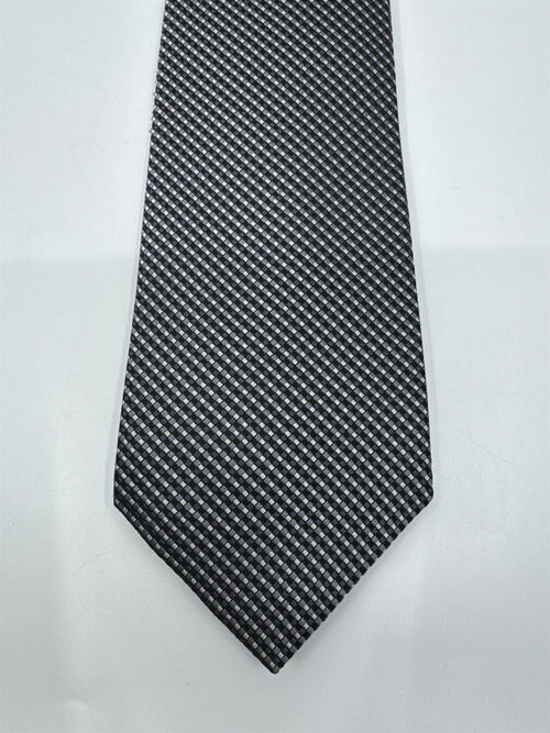 Black And White Checkered Pattern Geoffrey Beene Silk Men's Neck Tie