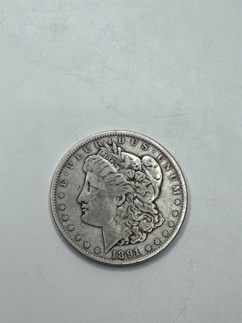 1891 Morgan Silver Dollar $1 US Coin BETTER DATE 90% Collectible Vintage