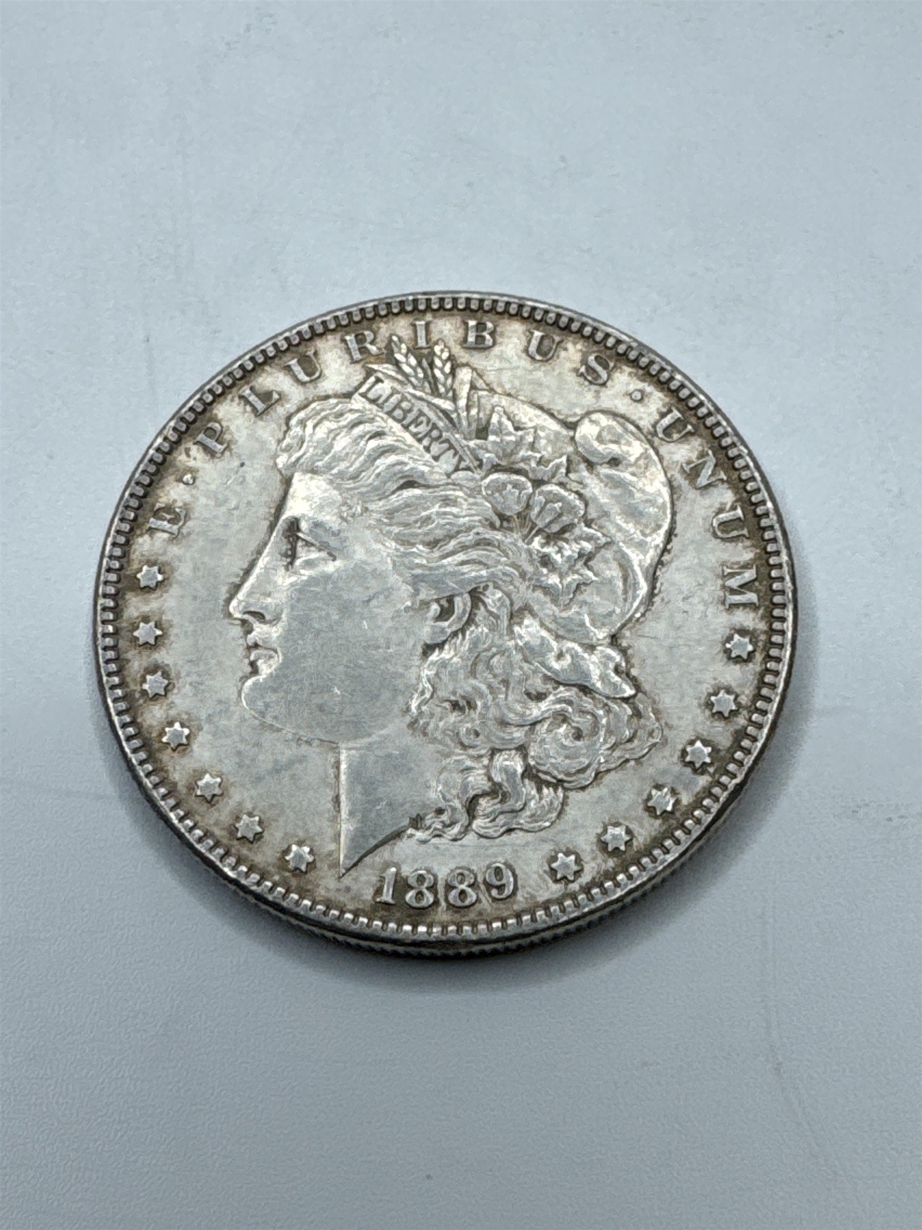 1889 Morgan Dollar US Mint Coin United States 90% Silver Circulated