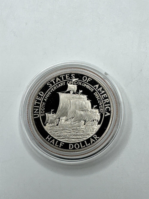 Christopher Columbus 500th Anniversary of Columbus Discovery Half Dollar 1992