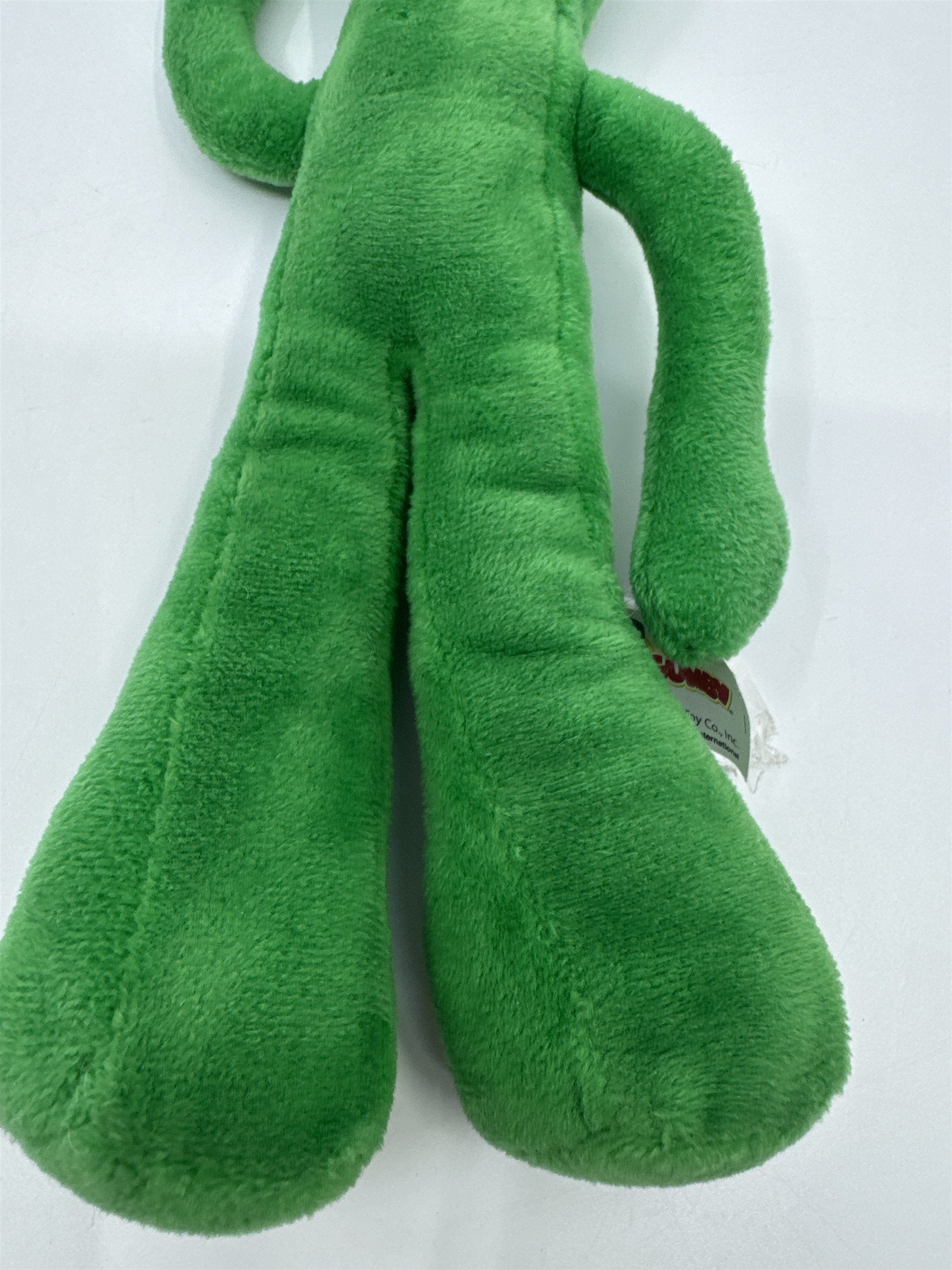 Gumby Squeaker Dog Toy By Prema Toy Co. Green Cartoon Dog toy