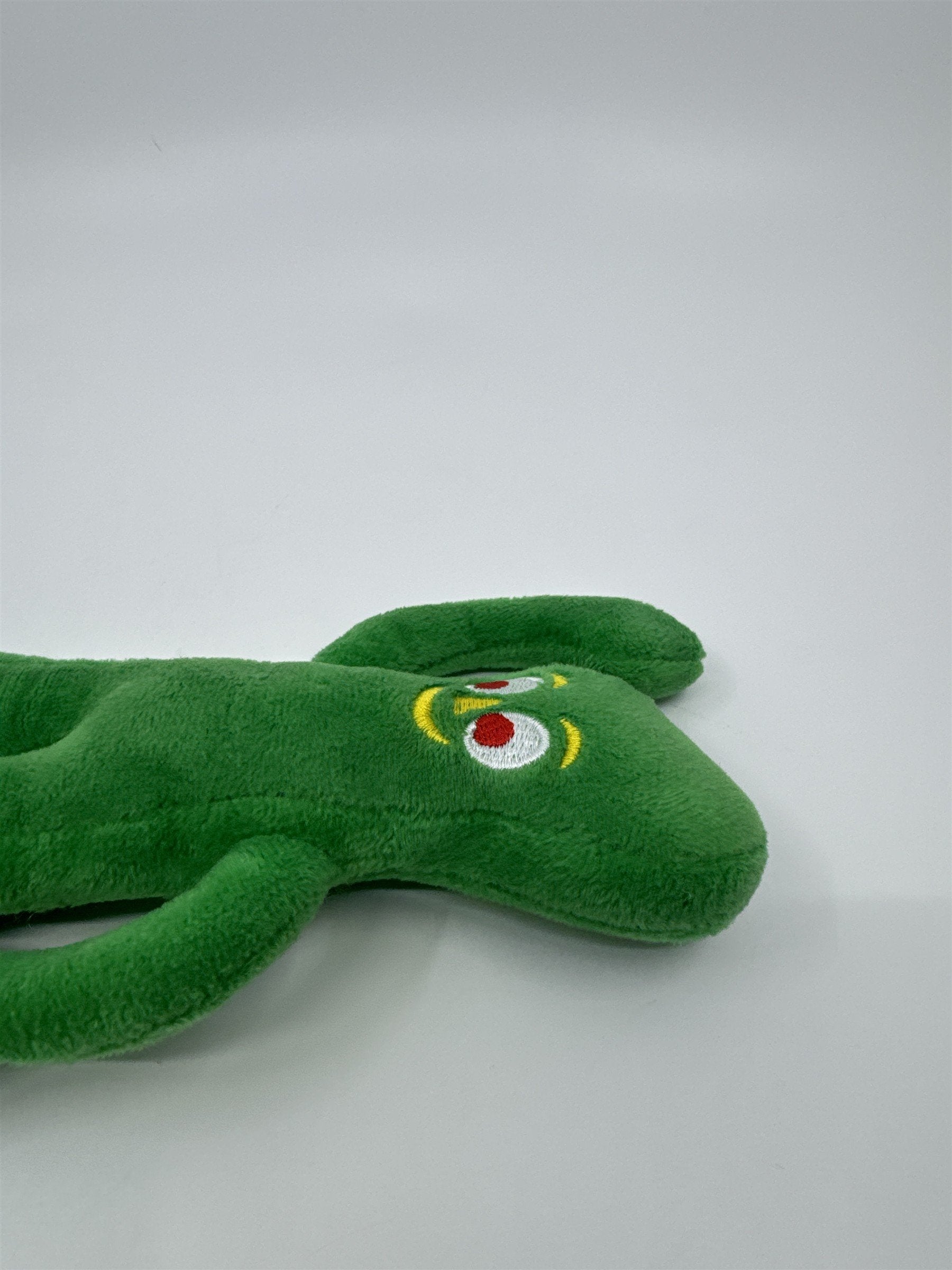 Gumby Squeaker Dog Toy By Prema Toy Co. Green Cartoon Dog toy
