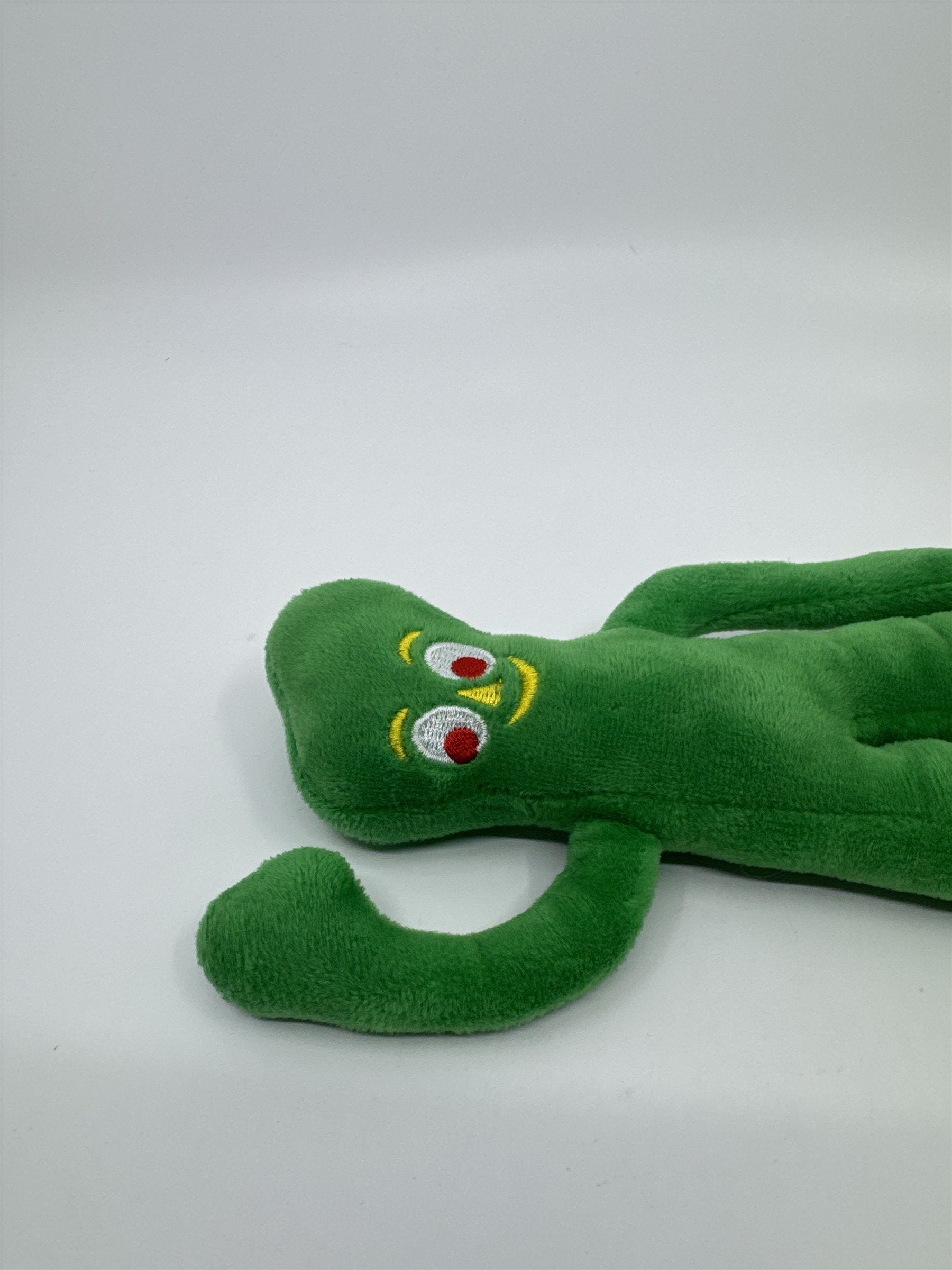 Gumby Squeaker Dog Toy By Prema Toy Co. Green Cartoon Dog toy