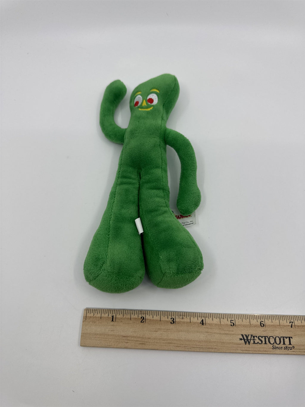 Gumby Squeaker Dog Toy By Prema Toy Co. Green Cartoon Dog toy
