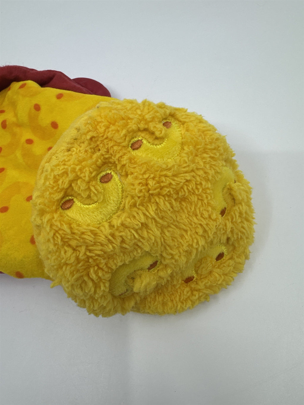 Macaroni And Cheese Bark Squeaker Dog Toy