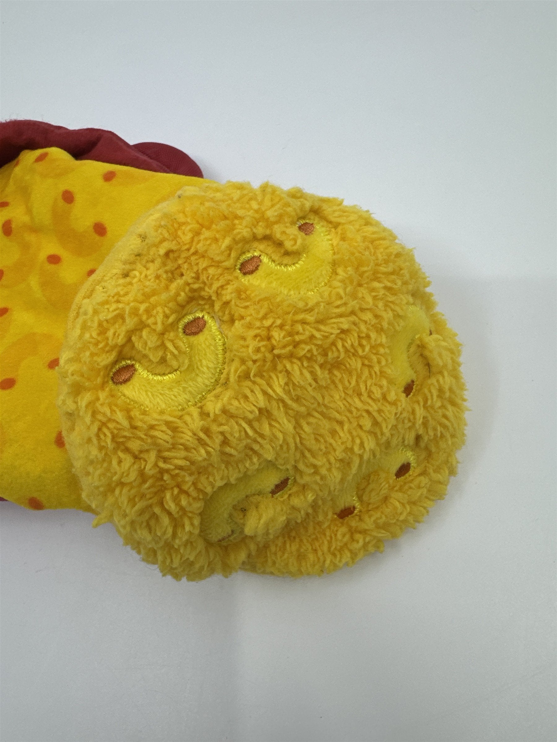 Macaroni And Cheese Bark Squeaker Dog Toy
