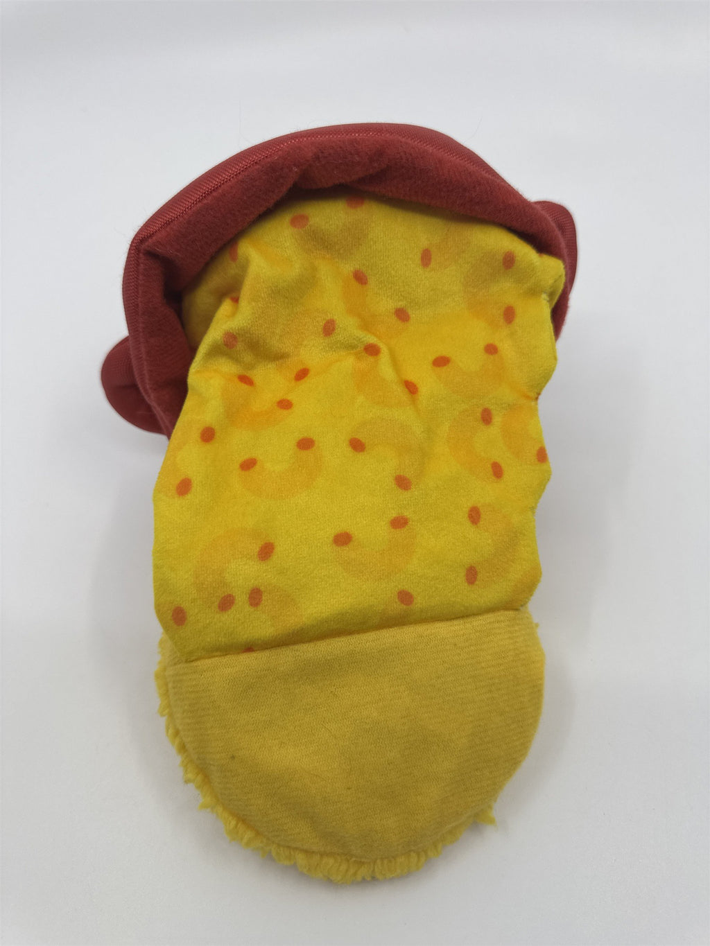 Macaroni And Cheese Bark Squeaker Dog Toy