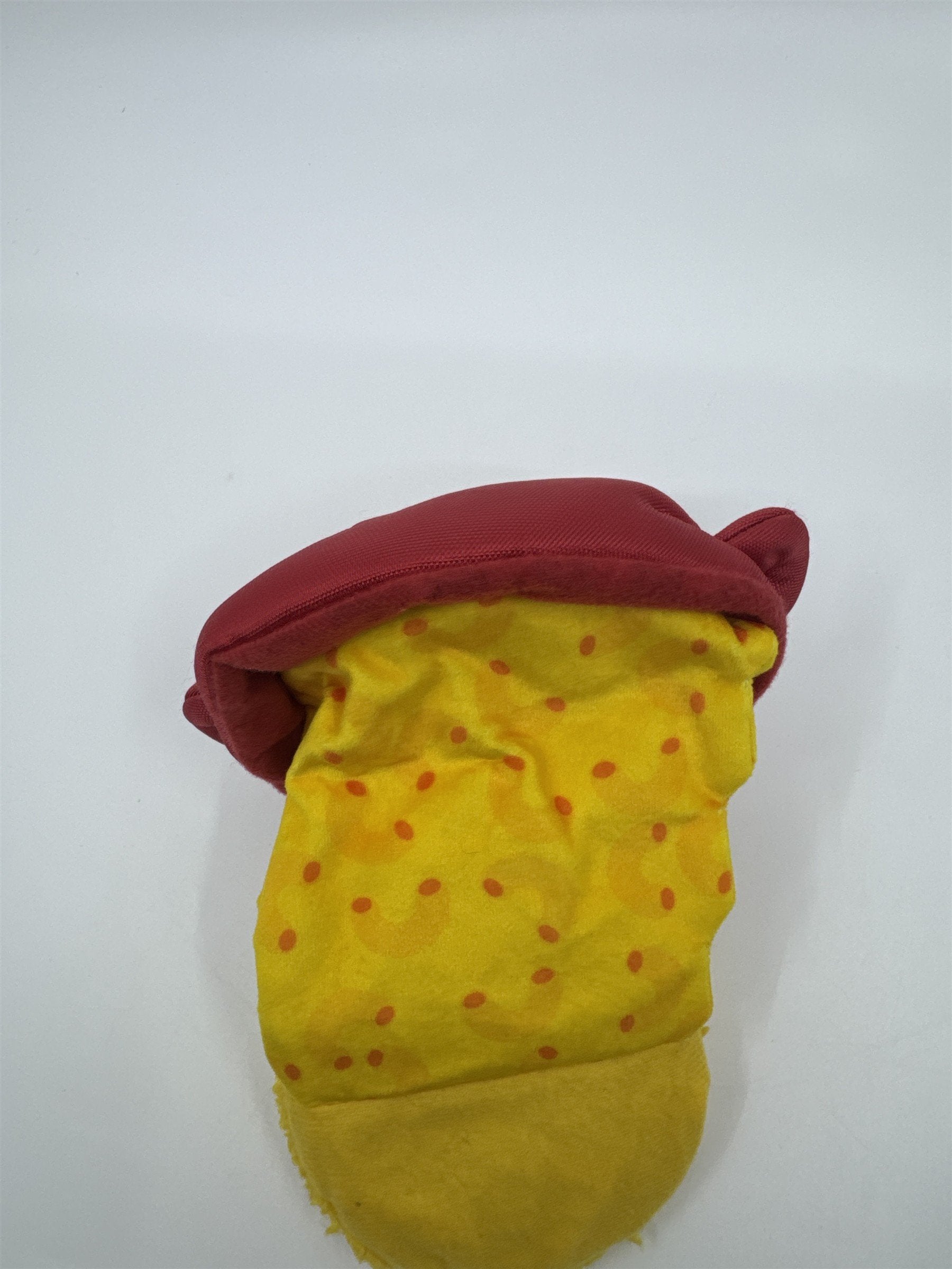 Macaroni And Cheese Bark Squeaker Dog Toy