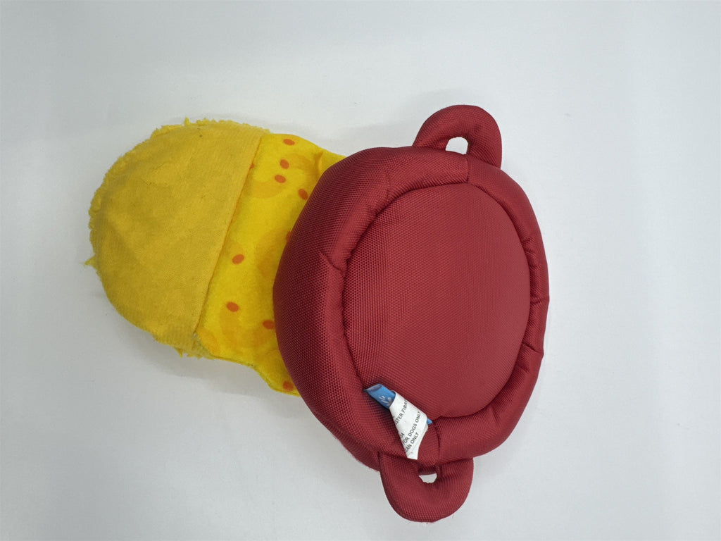 Macaroni And Cheese Bark Squeaker Dog Toy