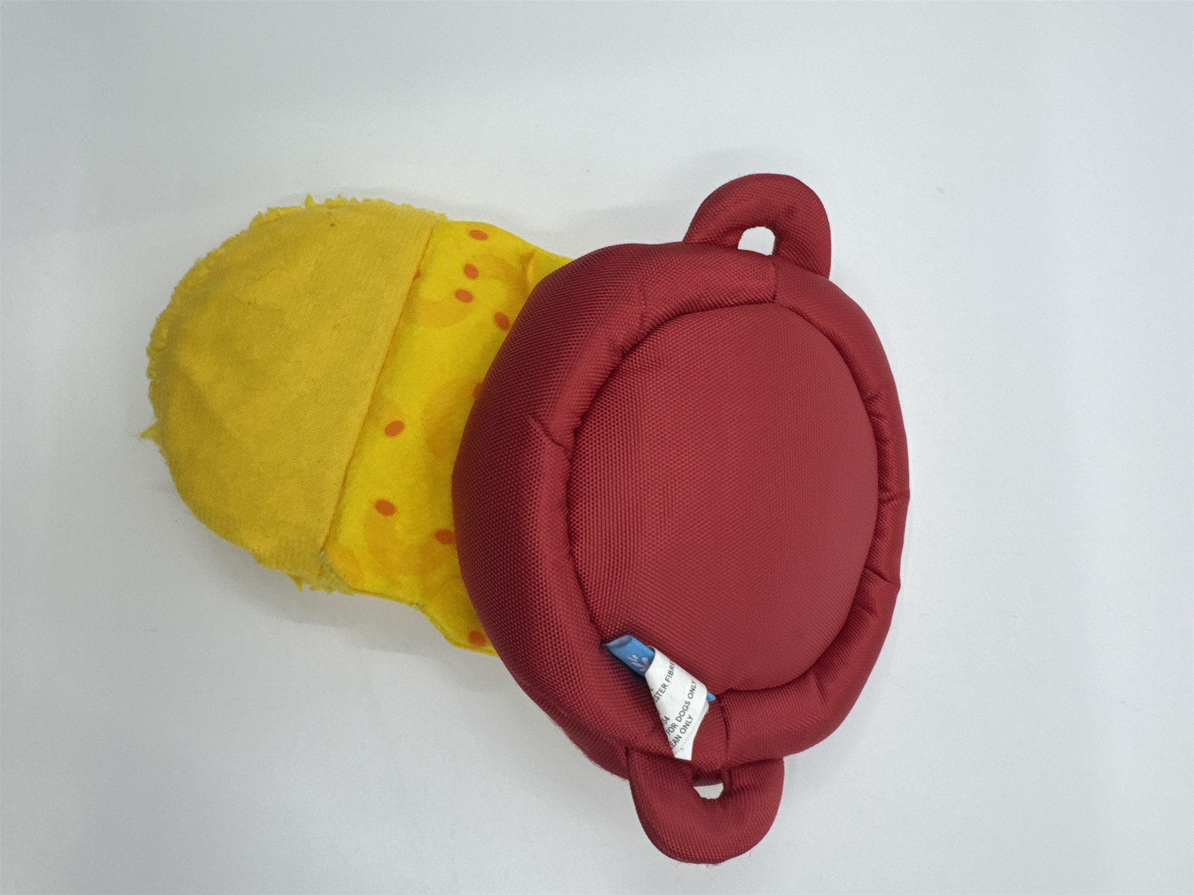Macaroni And Cheese Bark Squeaker Dog Toy