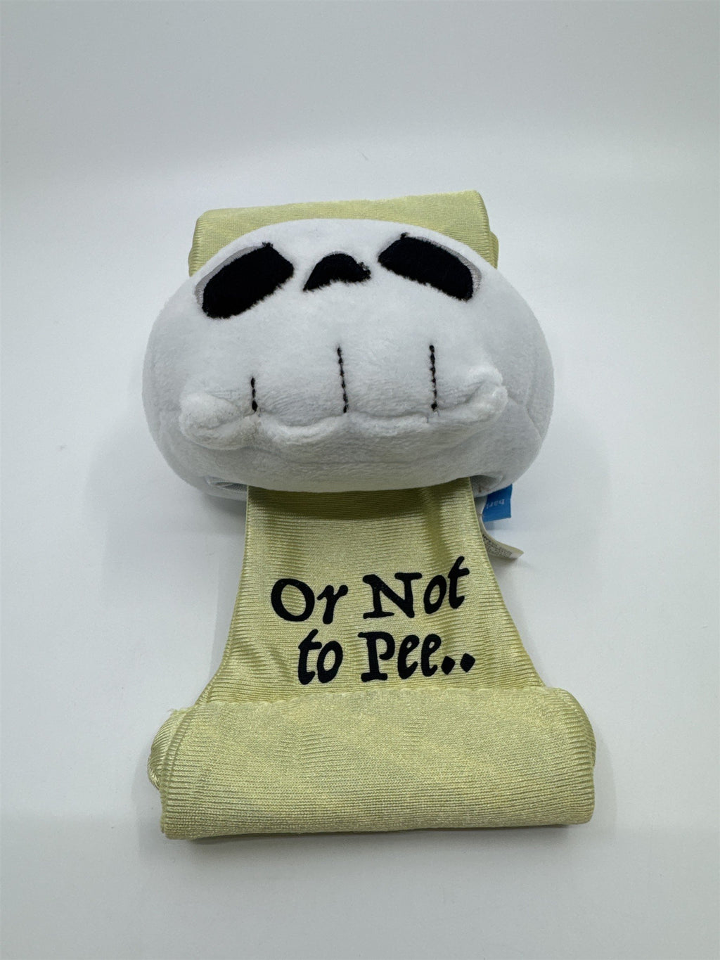 To Pee Or Not To Pee Skull and Scroll Bark Dog Toy