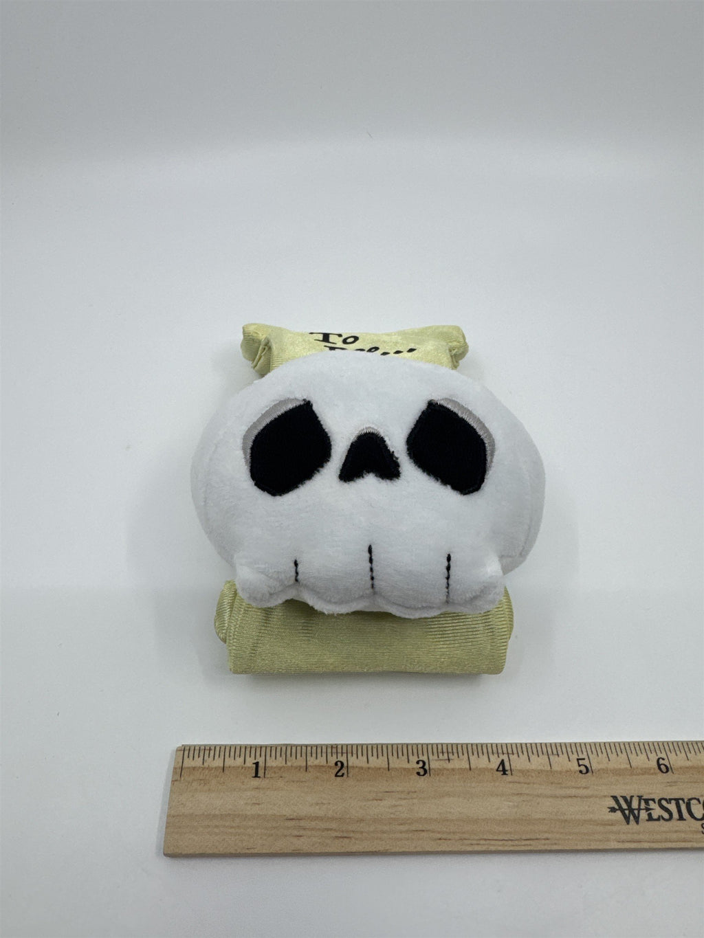 To Pee Or Not To Pee Skull and Scroll Bark Dog Toy