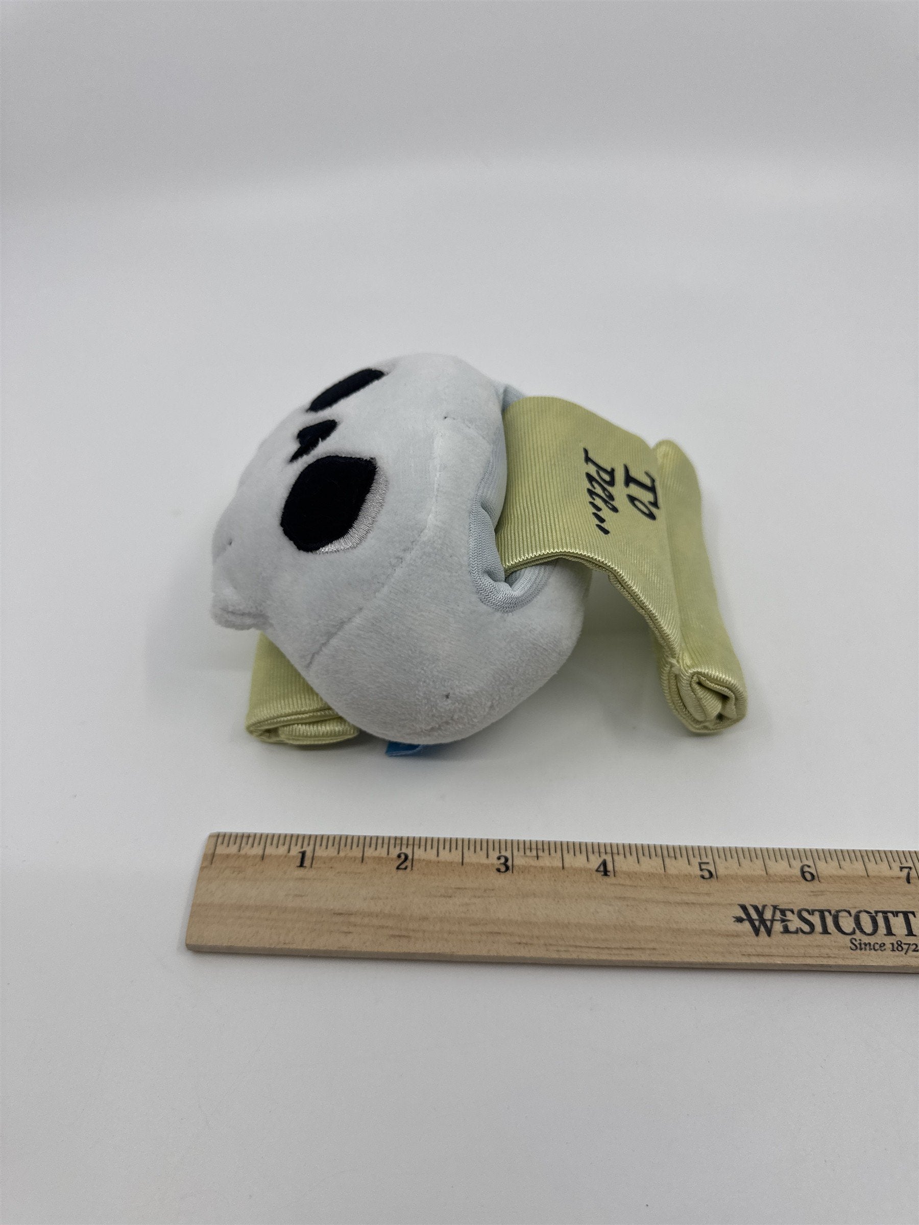 To Pee Or Not To Pee Skull and Scroll Bark Dog Toy