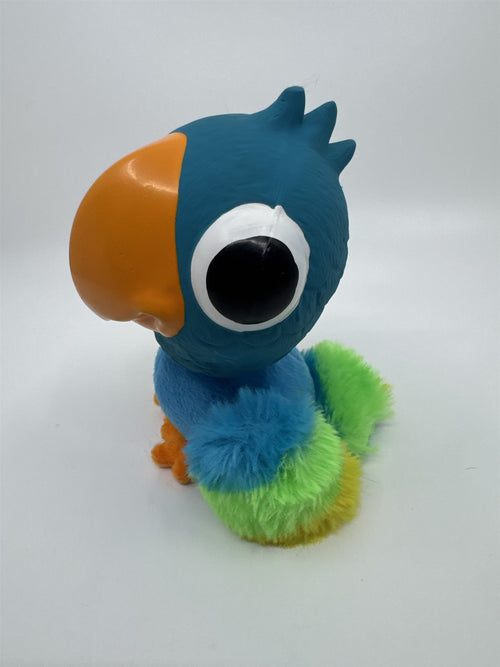 Blue, Green And Yellow Bird/Parrot Squeaker Dog Toy By MultiPet
