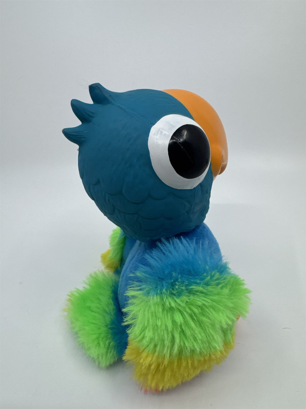 Blue, Green And Yellow Bird/Parrot Squeaker Dog Toy By MultiPet
