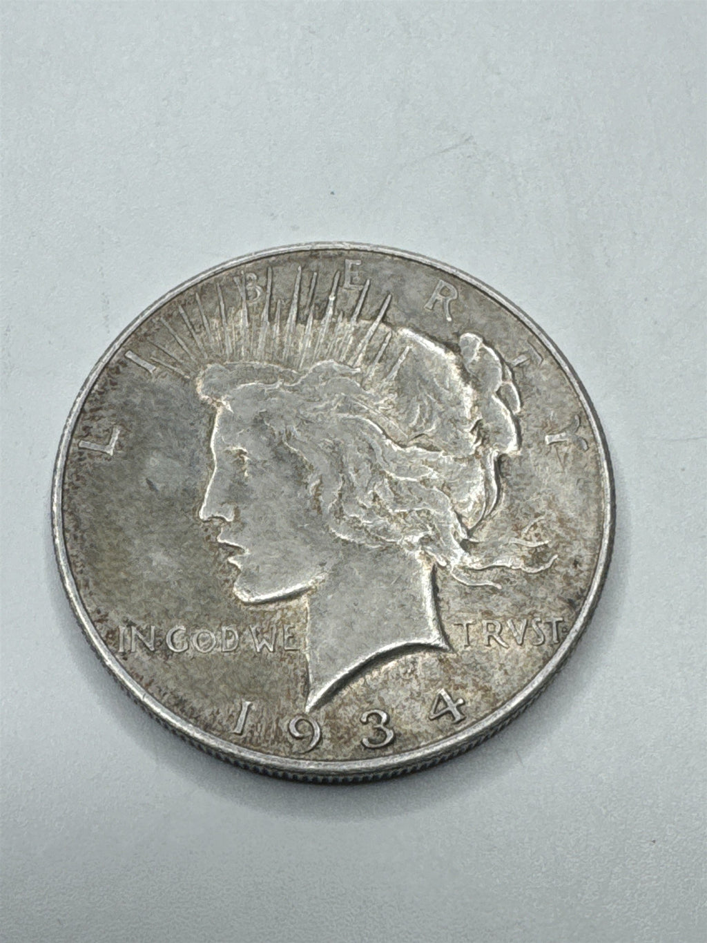 1934 Peace Silver Dollar $1 US Coin LOW MINTAGE 90% P Mint Better Date