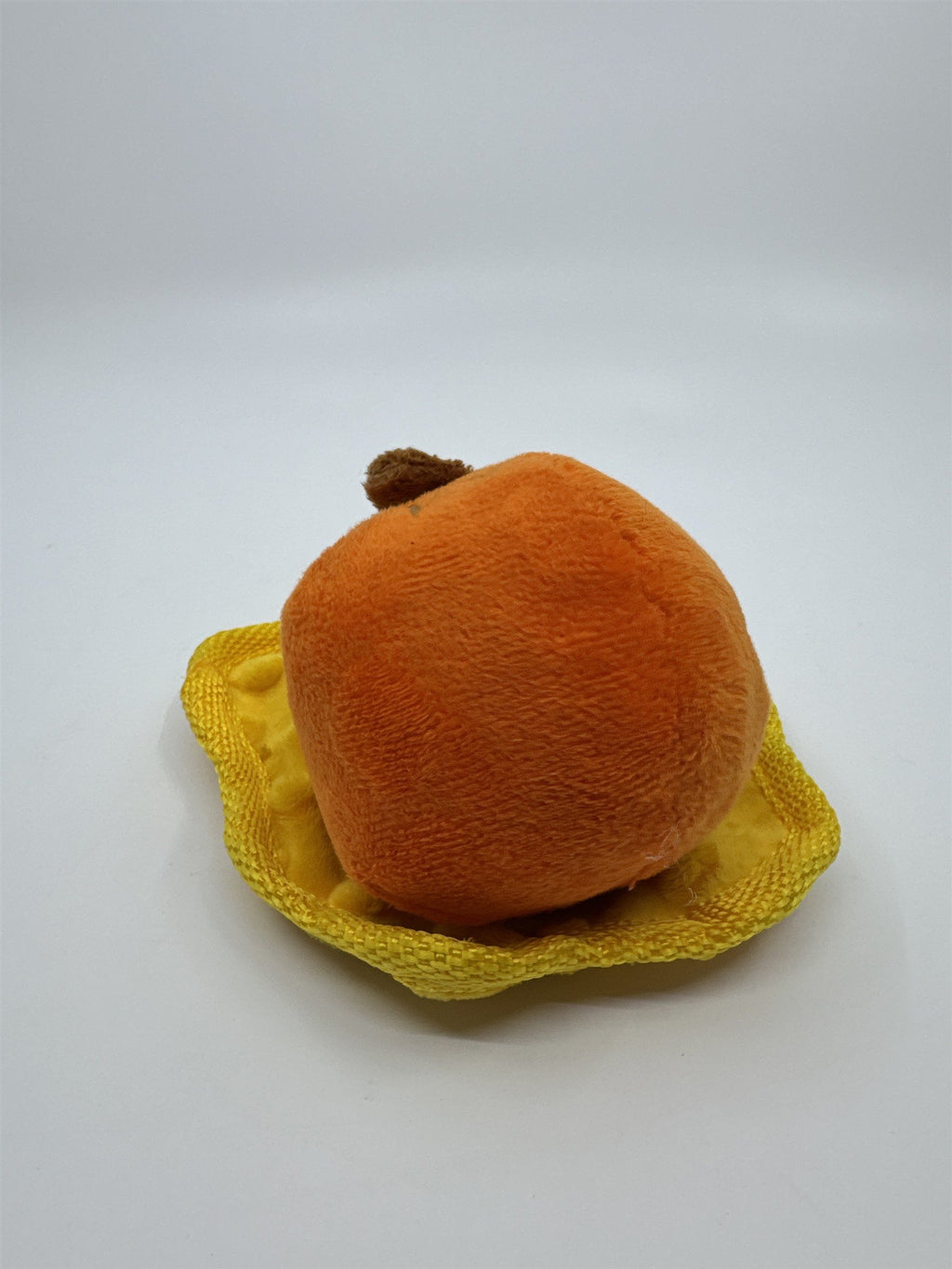 Smashed Pumpkin Halloween Bark Squeaker Dog Toy
